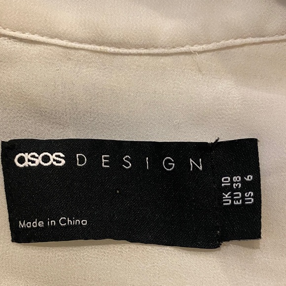 ASOS Yellow Striped Blouse - Picture 2 of 8